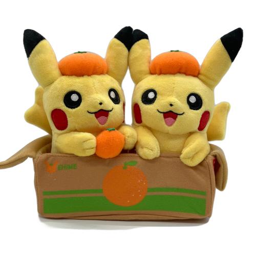 Pokemon Center (ポケモンセンター) ヌイグルミ タグ有 ペアピカチュウとえひめみかん