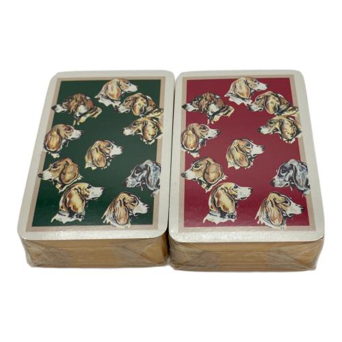 HERMES (エルメス) 犬柄 トランプ（ミニトランプ）2点セツト