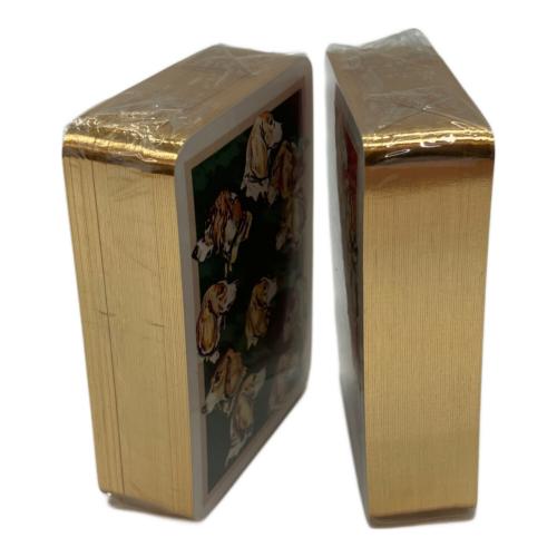 HERMES (エルメス) 犬柄 トランプ（ミニトランプ）2点セツト