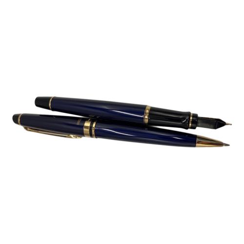 WATERMAN (ウォーターマン) ボールペン＆万年筆セット ネイビー PARCO 50th刻印 万年筆ペン先18K