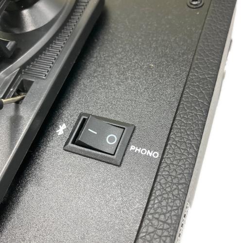 Bluetoothスピーカー内蔵ポータブルターンテーブル「OCP-01」【ミスティックブラック】