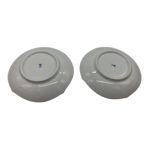 Meissen (マイセン) カップ&ソーサー 波の戯れホワイト 2Pセット