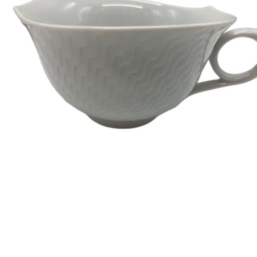 Meissen (マイセン) カップ&ソーサー 波の戯れホワイト 2Pセット