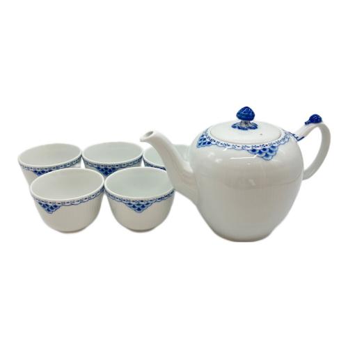 ROYAL COPENHAGEN (ロイヤル・コペンハーゲン) ティーポット ティーポット カップ 急須 湯呑み 6点セット