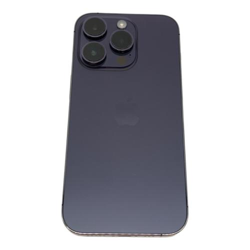 Apple (アップル) iPhone14 Pro MQ0F3J/A サインアウト確認済 356416672736384 ○ SIM FREE 修理履歴無し 128GB バッテリー:Bランク(87%) 程度:Bランク