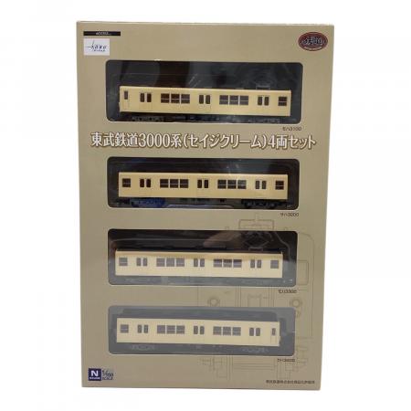 東武鉄道　3000系　セイジクリーム　4両セット　Nゲージ トミーテック TOMYTEC (トミーテック) 東武鉄道3000系(セイジクリーム)4両セット N
