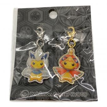 キャラクターグッズ ホウオウ＆ルギアポンチョのピカチュウ メタルチャームセット
