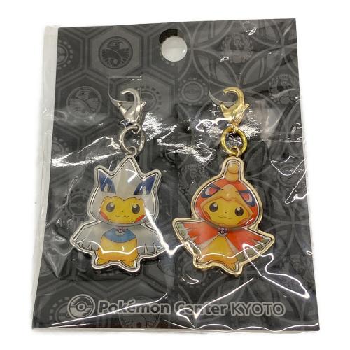 キャラクターグッズ ホウオウ＆ルギアポンチョのピカチュウ メタルチャームセット