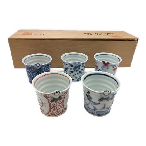 有田焼 (アリタヤキ) 煎茶揃え 一閑人 林九郎 5Pセット