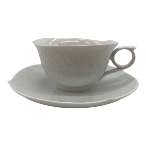 Meissen (マイセン) カップ&ソーサー 波の戯れホワイト 2Pセット