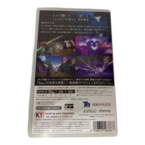 KT (ケーティー) Nintendo Switch用ソフト Fate/Samurai Remnant CERO C (15歳以上対象)