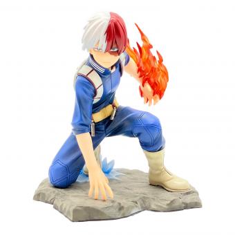 KOTOBUKIYA (コトブキヤ) 僕のヒーローアカデミア フィギュア 炎エフェクトパーツ接着跡・破損有 轟焦凍 ARTFX J