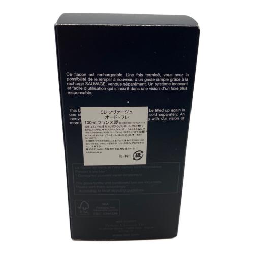 Christian Dior (クリスチャン ディオール) オードトワレ SAUVAGE ソヴァージュ 100ml 残量80%-99%