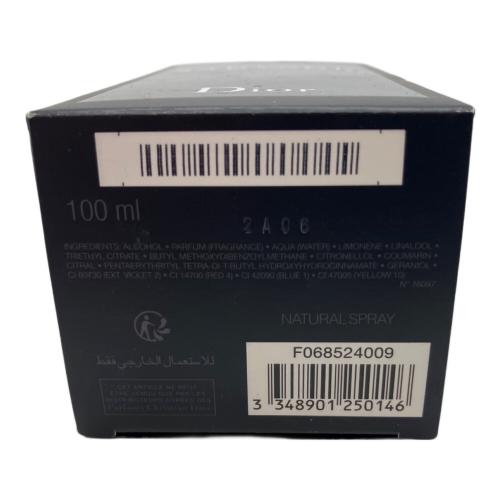 Christian Dior (クリスチャン ディオール) オードトワレ SAUVAGE ソヴァージュ 100ml 残量80%-99%