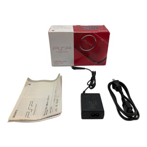 SONY (ソニー) PSP ラディアンレッド PSP-3000 動作確認済み 03