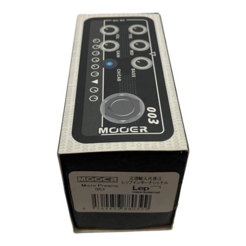 MOOER (ムーア) マイクロプリアンプ PREAMP003