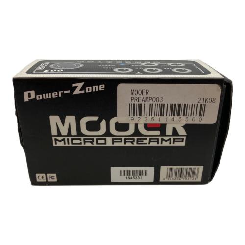 MOOER (ムーア) マイクロプリアンプ PREAMP003