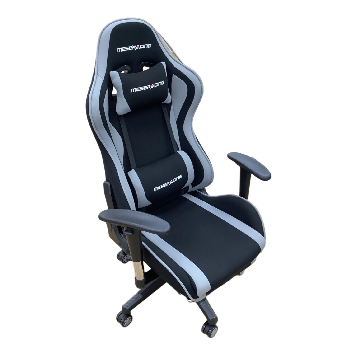 中古ゲーミングチェア☆取引中 meseracing ゲーミングチェア ブラック×グレー 16｜トレファクONLINE