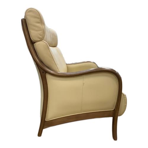 Direttore (ディレトーレ) 3人掛けソファー ホワイト×ブラウン