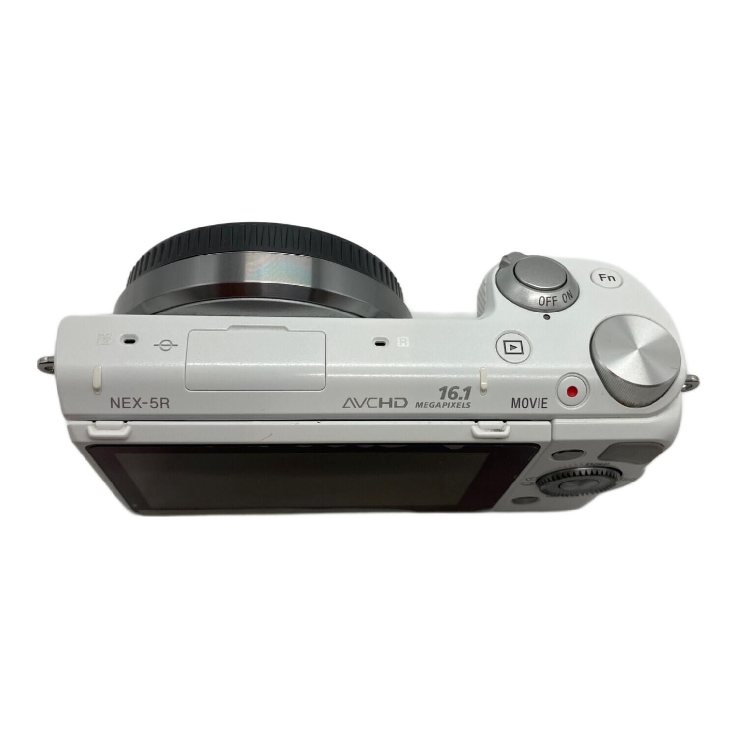 【ジャンク】SONY NEX-5R ミラーレスカメラ（ホワイト） SONY (ソニー) ミラーレス一眼カメラ NEX-5R｜トレファクONLINE