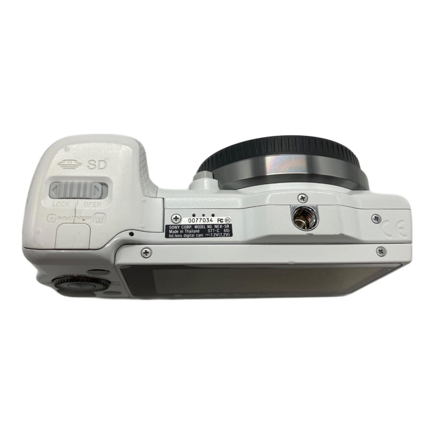 【ジャンク】SONY NEX-5R ミラーレスカメラ（ホワイト） SONY (ソニー) ミラーレス一眼カメラ NEX-5R｜トレファクONLINE