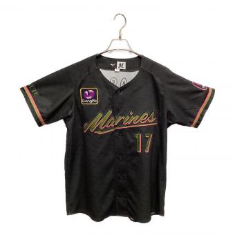 千葉ロッテマリーンズ (チバロッテマリーンズ) ブラックサマーウィークユニフォーム 応援グッズ 佐々木朗希 ＃17 ブラック