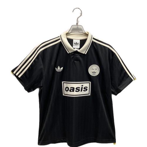 adidas (アディダス) トレーニングウェア KT3437 オアシス ジャカード ジャージ メンズ SIZE L ブラック×ホワイト
