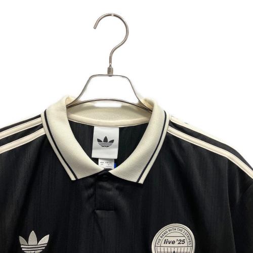 adidas (アディダス) トレーニングウェア KT3437 オアシス ジャカード ジャージ メンズ SIZE L ブラック×ホワイト