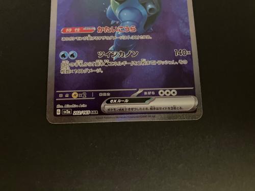 カメックスex SAR 202/165 ポケモンカード　2枚セット カメックスex SAR [ポケモンカード151] SV2a 202/165 ポケモンカード