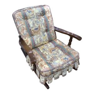 飛騨産業 (ヒダサンギョウ) ロッキングチェアー 111 ブラウン 穂高