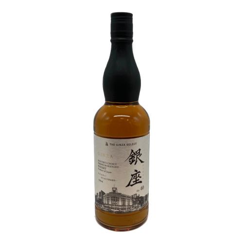 ジャパニーズウィスキー 銀座プレミアムブレンデッドウイスキー700ml(銀)ラベ ル 700ml