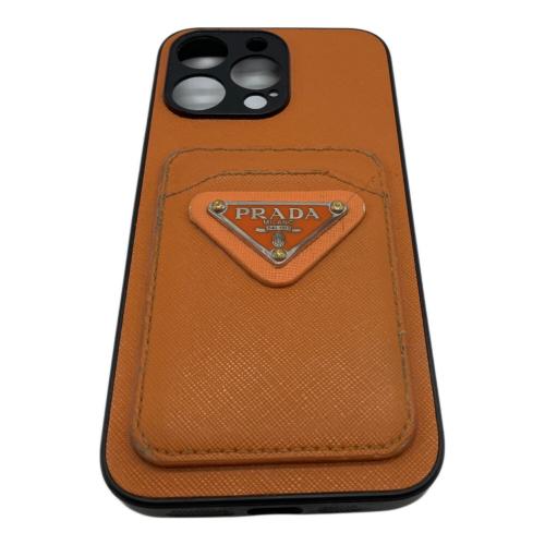 PRADA (プラダ) スマホケース オレンジ