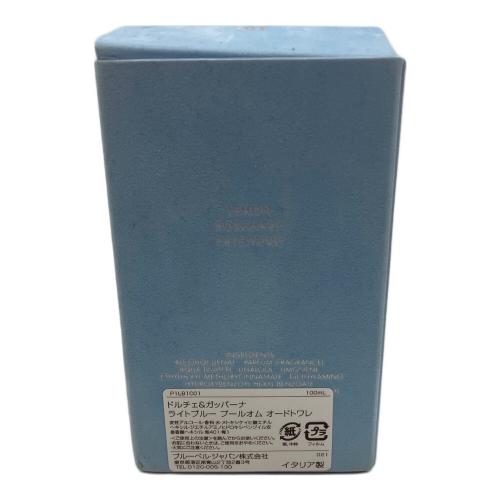 DOLCE & GABBANA (ドルチェ＆ガッバーナ) オードトワレ 100ml 残量80%-99% ライトブルー プールオム