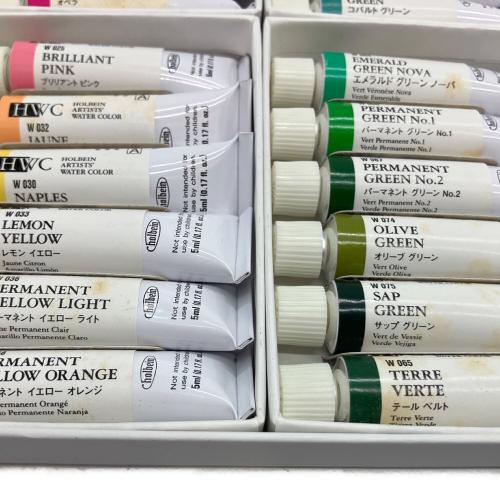 絵の具 ホルベイン透明水彩絵具48色セット