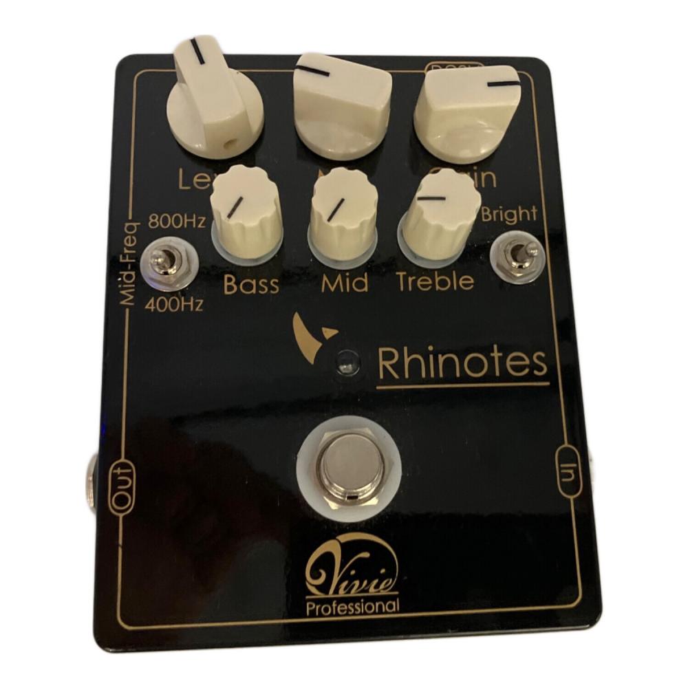 vivie Rhinotes ベース　オーバードライブ エフェクター】話題のベース用オーバードライブvivie『Rhinotes』入荷