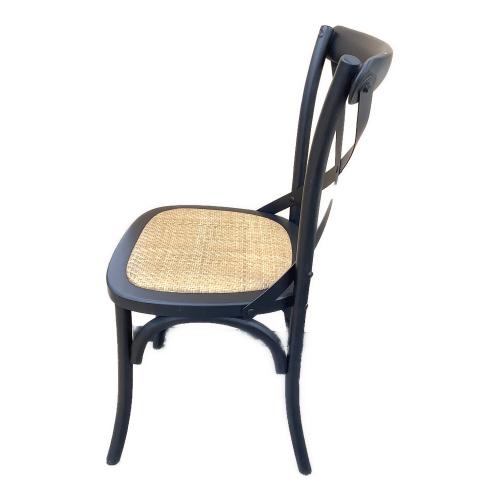 関家具 (セキカグ) クロスバックチェア 205 ブラック×ナチュラル