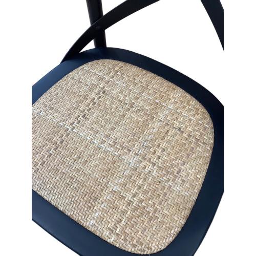 関家具 (セキカグ) クロスバックチェア 205 ブラック×ナチュラル