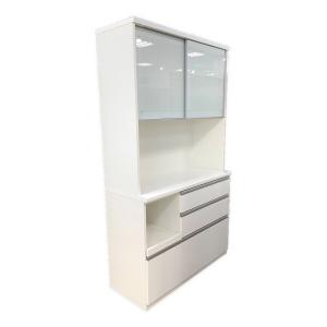 大塚家具 (オオツカカグ) レンジボード 36 120cm ホワイト ビガー