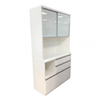 大塚家具 (オオツカカグ) レンジボード 36 120cm ホワイト ビガー