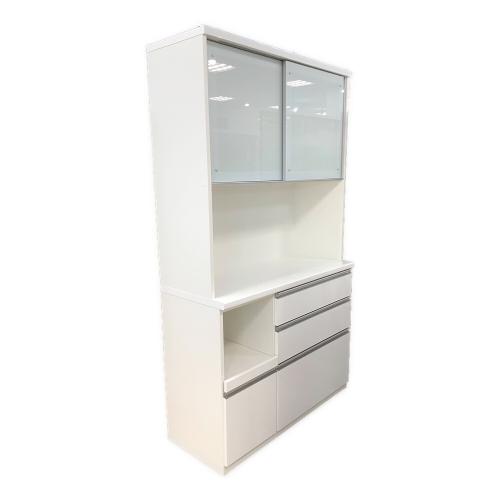 大塚家具 (オオツカカグ) レンジボード 36 120cm ホワイト ビガー
