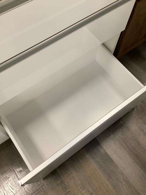 大塚家具 (オオツカカグ) レンジボード 36 120cm ホワイト ビガー