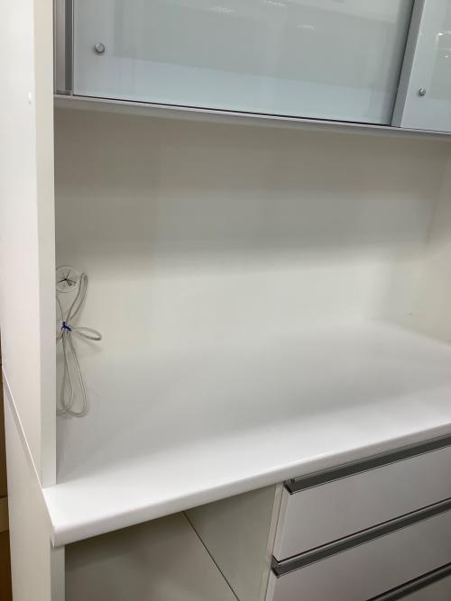 大塚家具 (オオツカカグ) レンジボード 36 120cm ホワイト ビガー