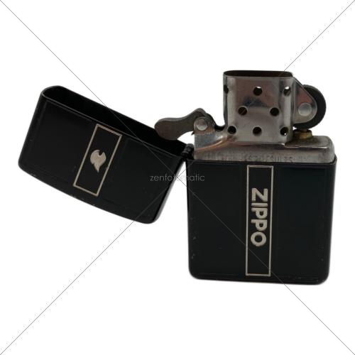 ZIPPO (ジッポ) オイルライター 2024年製 ロゴ&炎