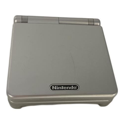 Nintendo (ニンテンドー) GAMEBOY ADVANCE SP AGS-001 プラチナシルバー キズ有