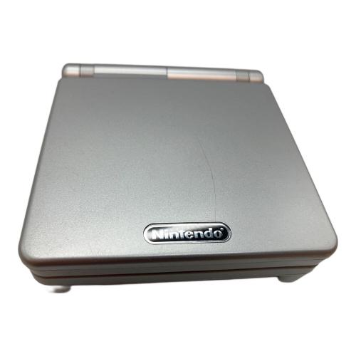 Nintendo (ニンテンドー) GAMEBOY ADVANCE SP AGS-001 プラチナシルバー キズ有