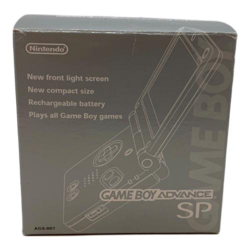Nintendo (ニンテンドー) GAMEBOY ADVANCE SP AGS-001 プラチナシルバー キズ有