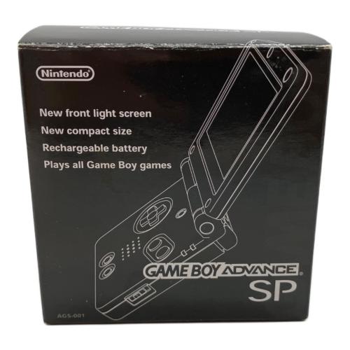 Nintendo (ニンテンドー) GAMEBOY ADVANCE SP AGS-001 オニキスブラック キズ有