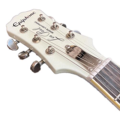 EPIPHONE (エピフォン) White Lightning Les Paul Outfit レスポールタイプ エレキギター 2015年製 Tommy Thayer @