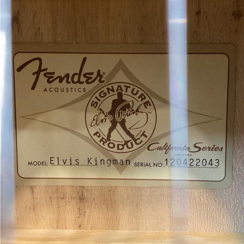 FENDER ACOUSTIC（フェンダーアコースティック） アコースティックギター ELVIS KINGMAN 中国製