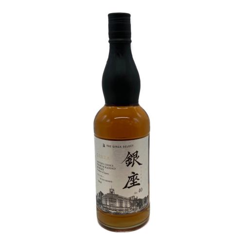 ジャパニーズウィスキー 銀座プレミアムブレンデッドウイスキー700ml(銀)ラベ ル 700ml